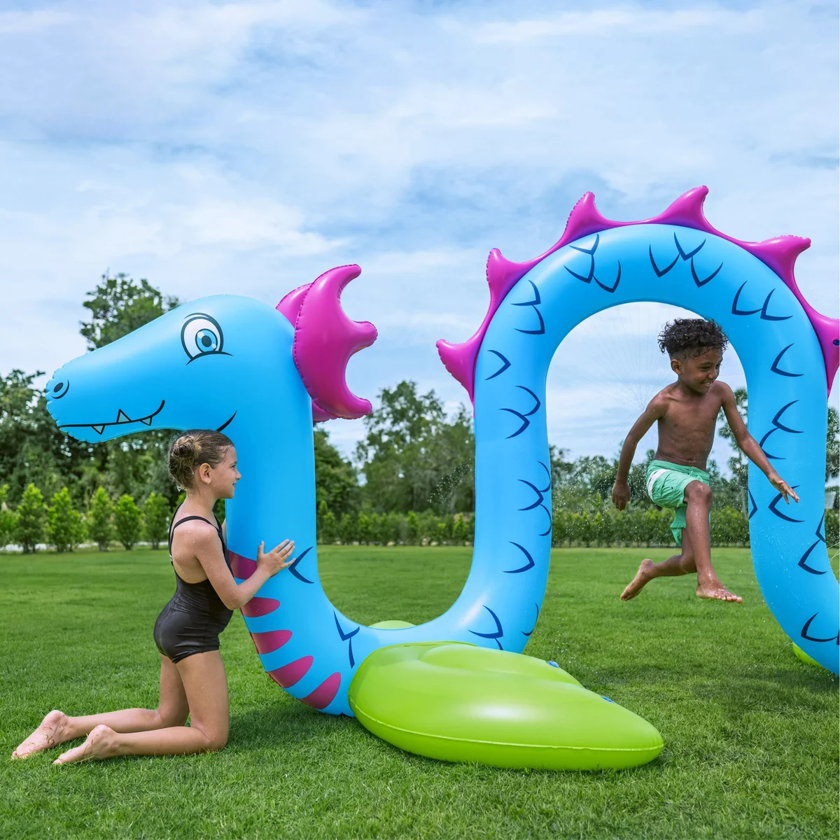 🔥This Week's Special Sale🔥Giant Sea Serpent Kids Inflatable Sprinkler