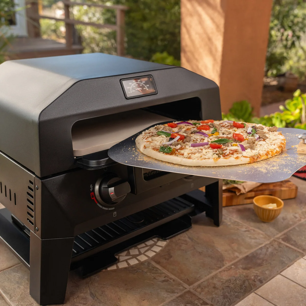 🔥This Week's Special Clearance Sale🔥Nexgrill X4 Fortress 4-in-1 Grill and Pizza Oven with Griddle and Sear Plate includes Cover