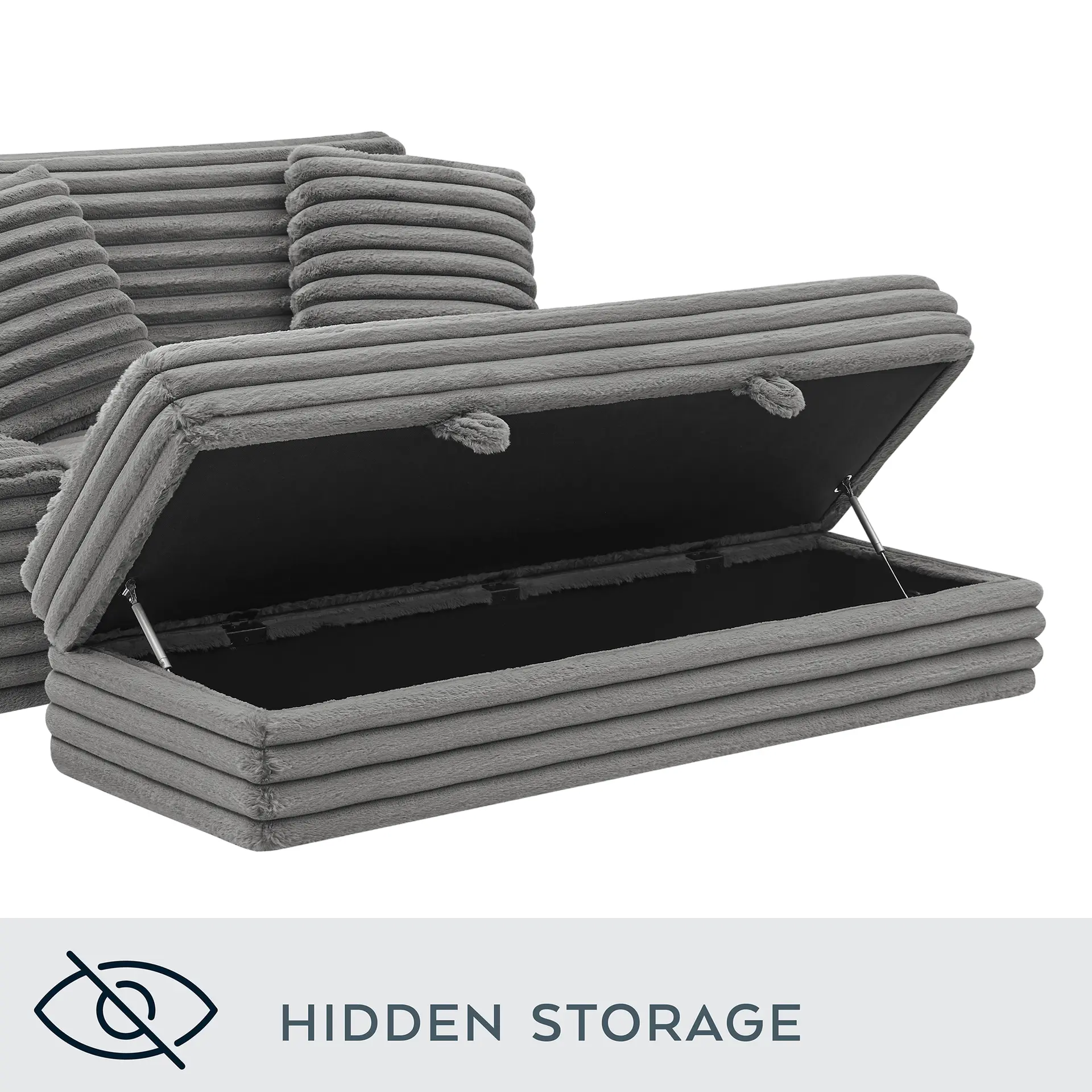 🔥This Week's Special Sale🔥Thomasville Wills Fabric Oversize Chair and Storage Ottoman