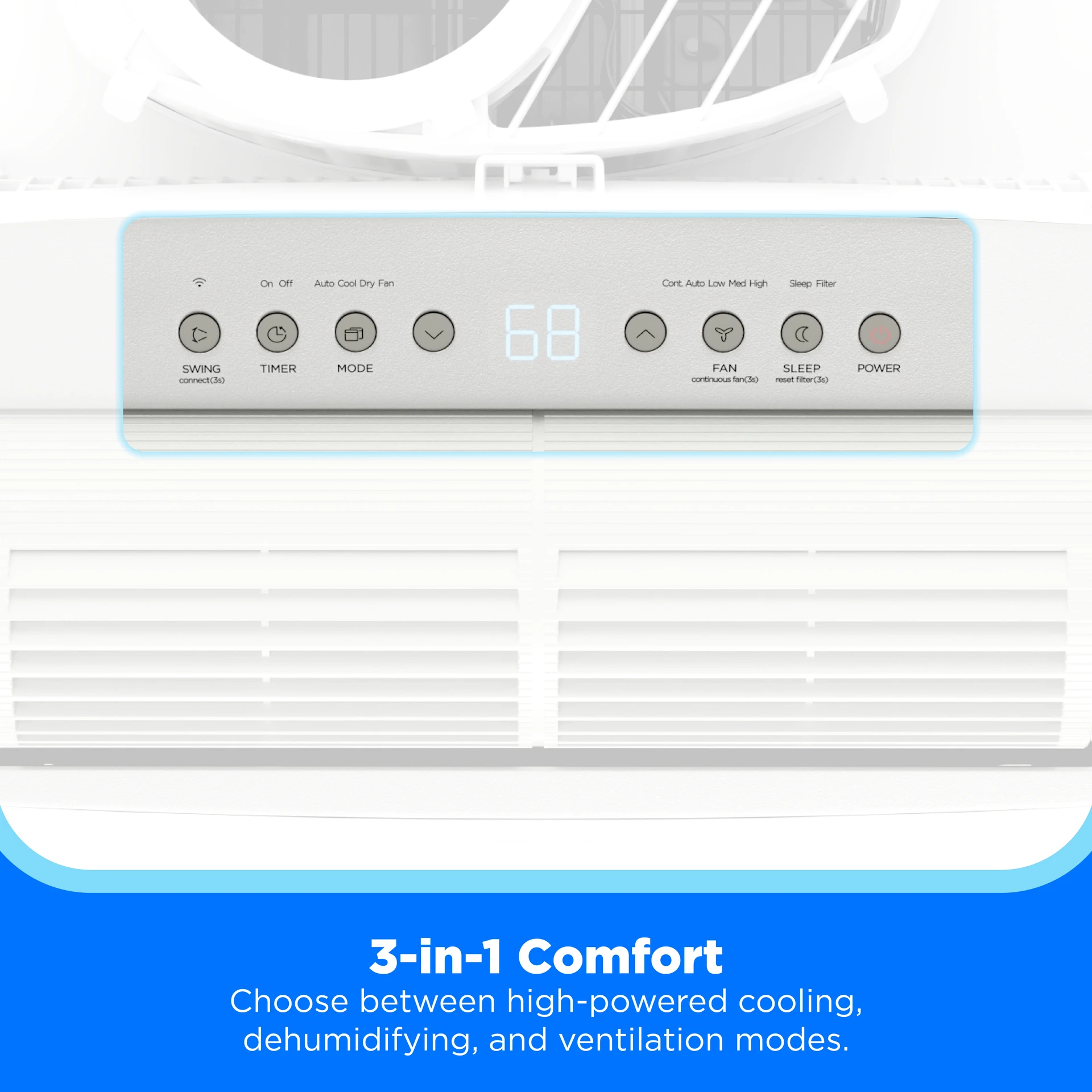 Midea 12,000 BTU DUO Portable Air Conditioner with MShield