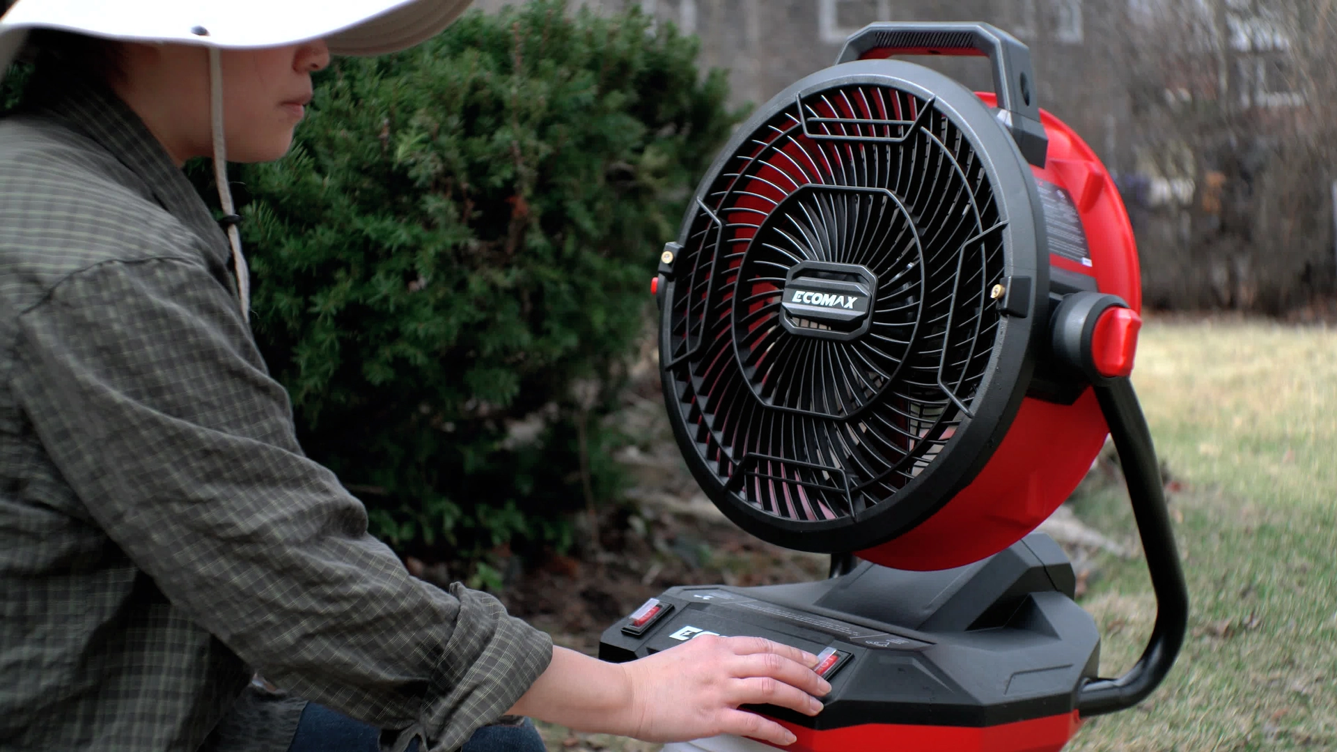 🔥This Week's Special Sale🔥Ecomax AC/DC Bucket Top 12" Misting Fan