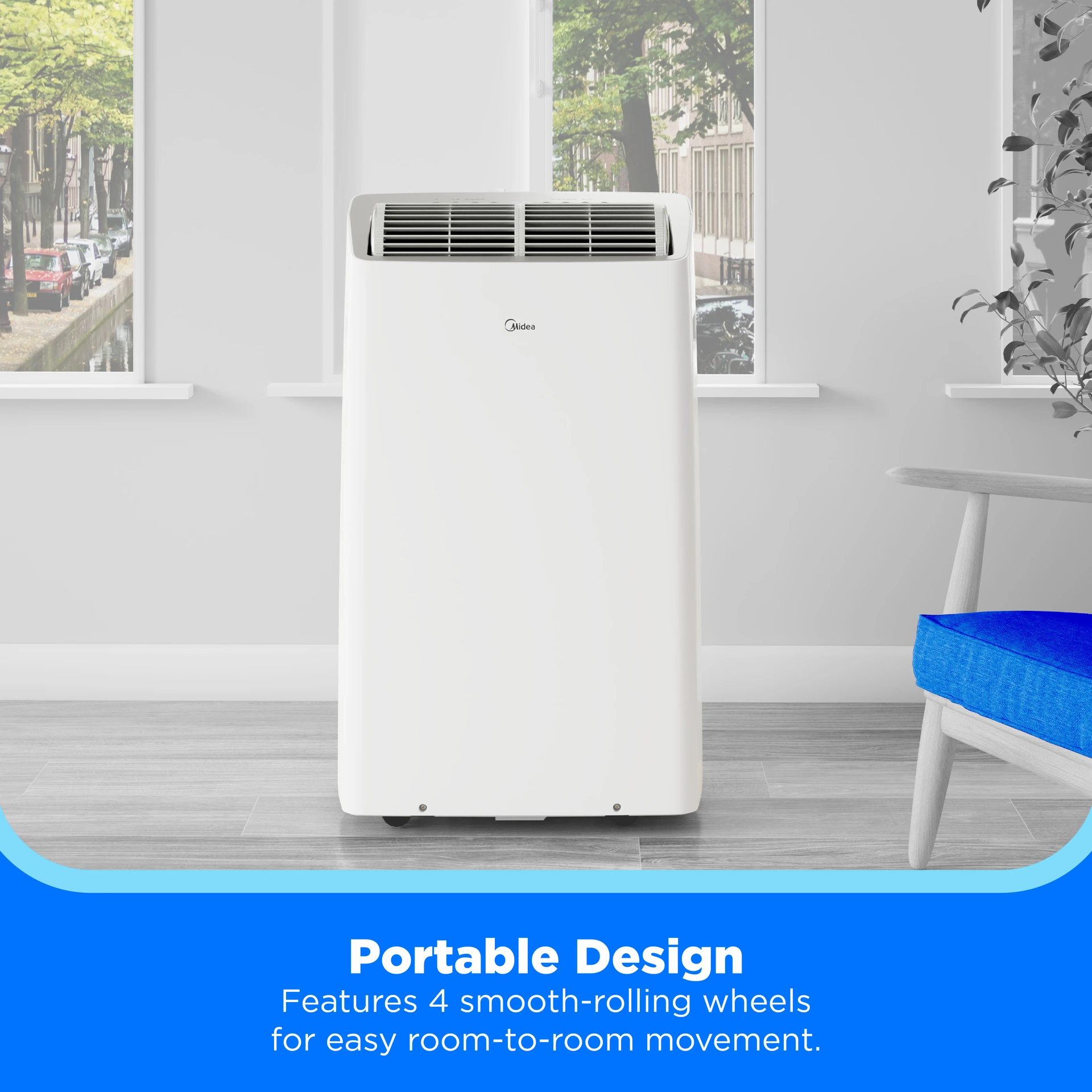 Midea 12,000 BTU DUO Portable Air Conditioner with MShield