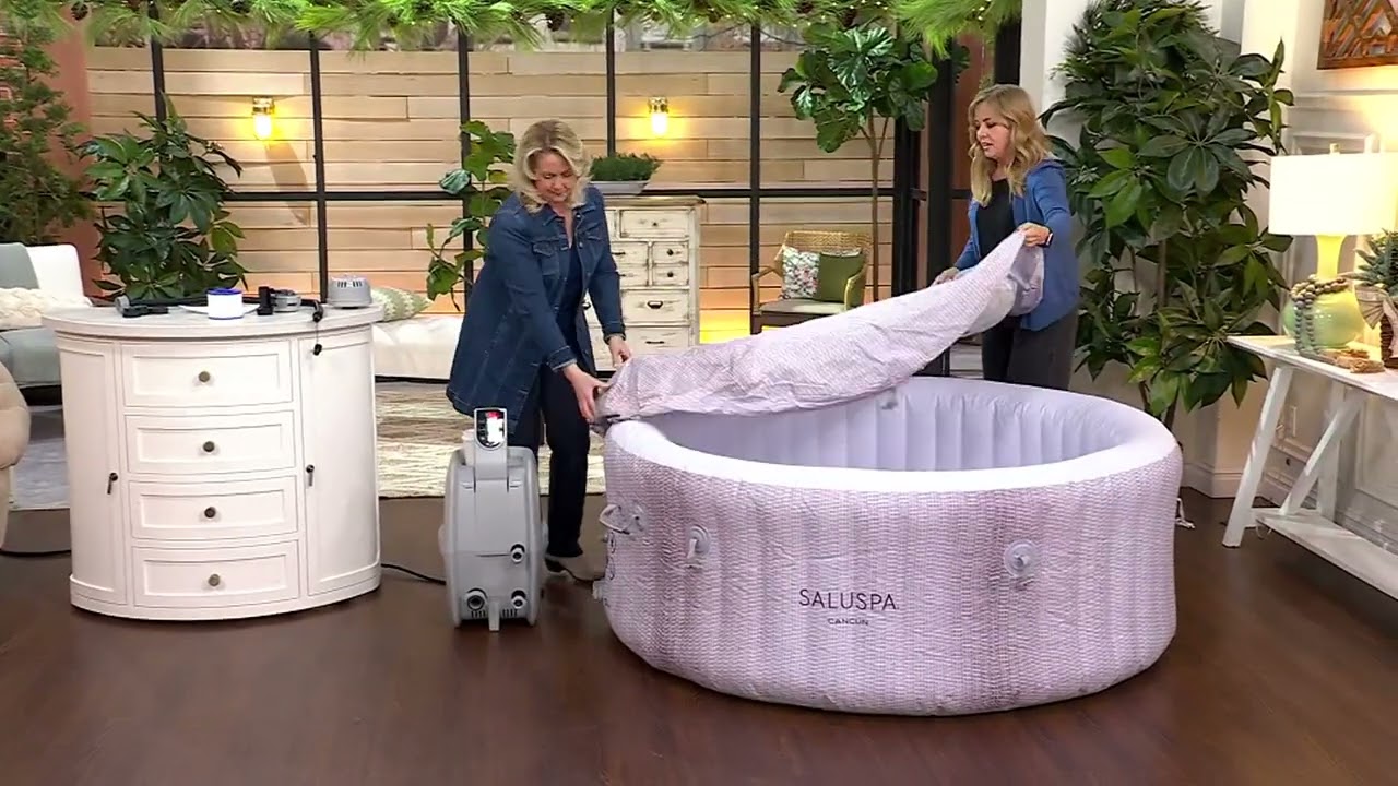 Cancun by Bestway 2-4 Person Inflatable Heated Hot Tub on QVC