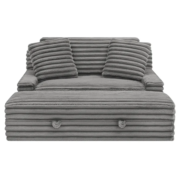 🔥This Week's Special Sale🔥Thomasville Wills Fabric Oversize Chair and Storage Ottoman