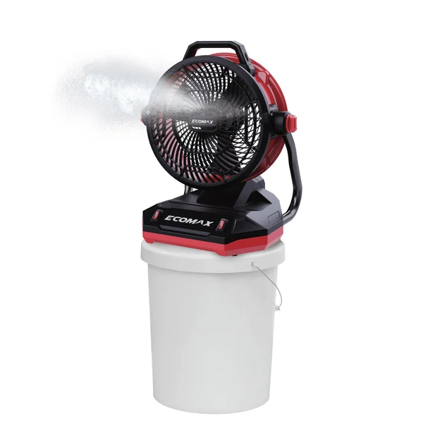🔥This Week's Special Sale🔥Ecomax AC/DC Bucket Top 12" Misting Fan