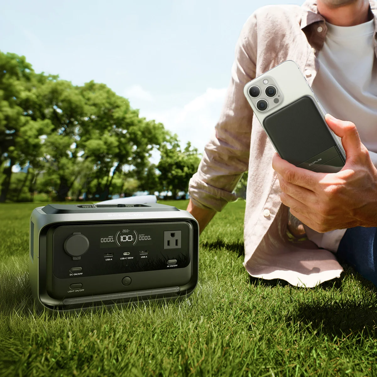 🔥This Week's Special Clearance Sale🔥EcoFlow River 3 Plus Wireless Boost Combo