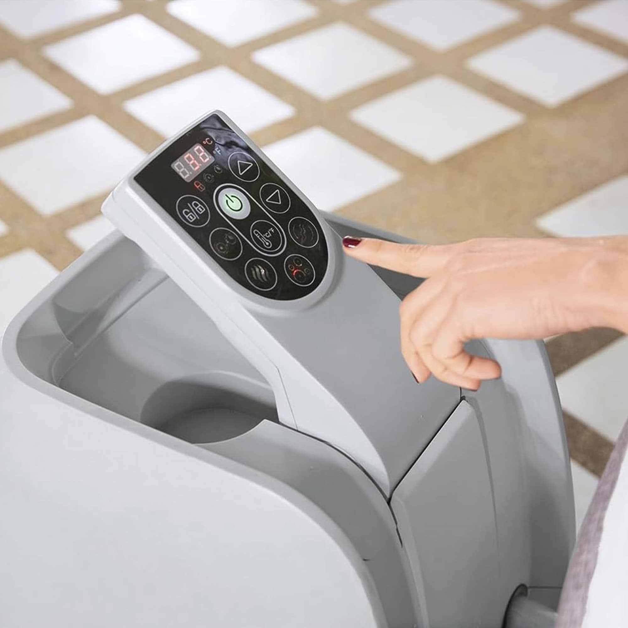 🎄Christmas Sale🎁Bestway SaluSpa Cancun 2 to 4 Person Inflatable Hot Tub Energy-Efficient Spa