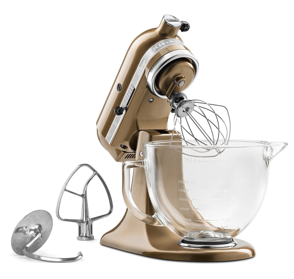 💝𝐐𝐕𝐂'𝐬 𝐁𝐥𝐚𝐜𝐤 𝐅𝐫𝐢𝐝𝐚𝐲 𝐃𝐞𝐚𝐥𝐬✨KitchenAid Artisan Design Series 5-Quart Tilt-Head Stand Mixer with Glass Bowl