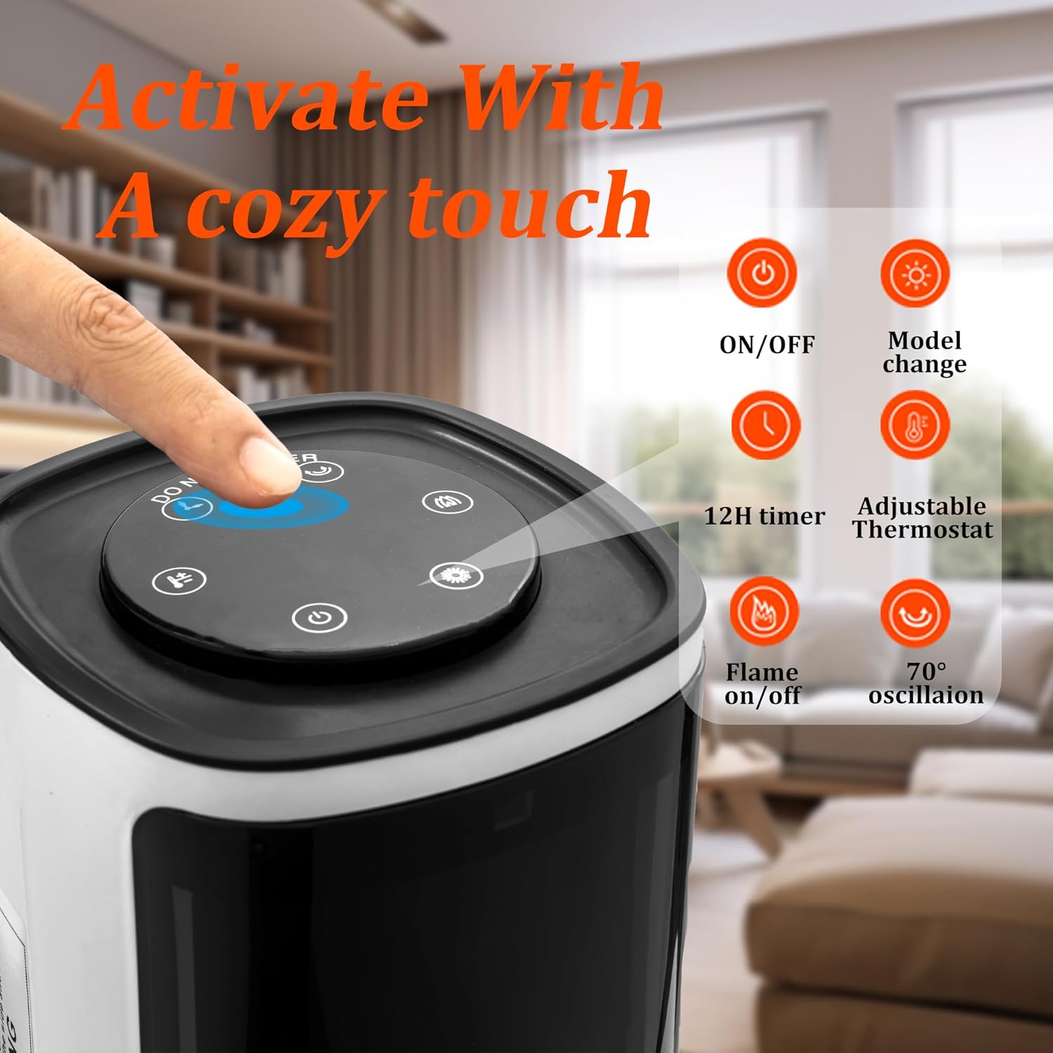 💥Factory Outlet💥1500W Portable PTC Ceramic Tower Heater