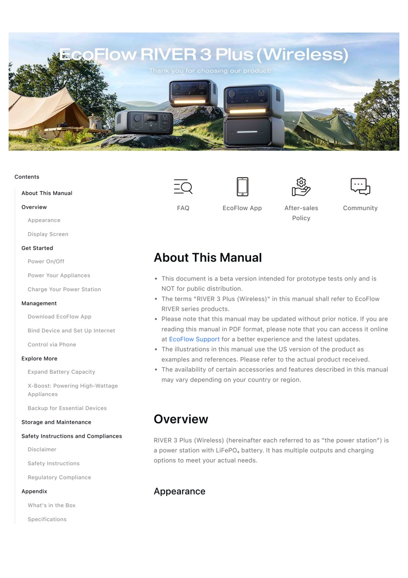 🔥This Week's Special Clearance Sale🔥EcoFlow River 3 Plus Wireless Boost Combo