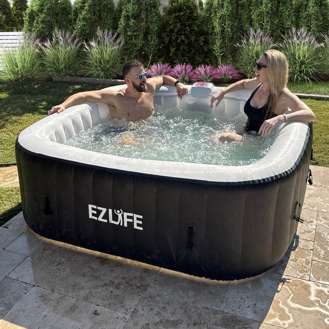 💝𝐐𝐕𝐂'𝐬 𝐁𝐥𝐚𝐜𝐤 𝐅𝐫𝐢𝐝𝐚𝐲 𝐃𝐞𝐚𝐥𝐬✨6 Person Inflatable Square Hot Tub Spa