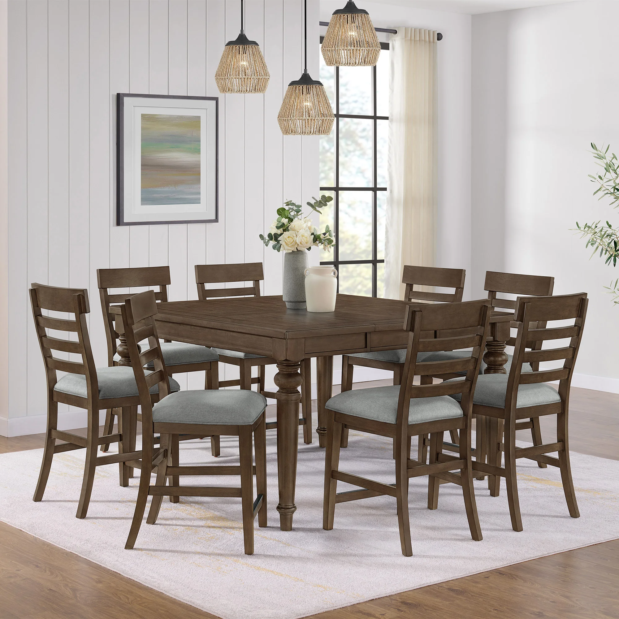 🔥This Week's Special Sale🔥Concord Counter Height Dining Table and 8 Chairs