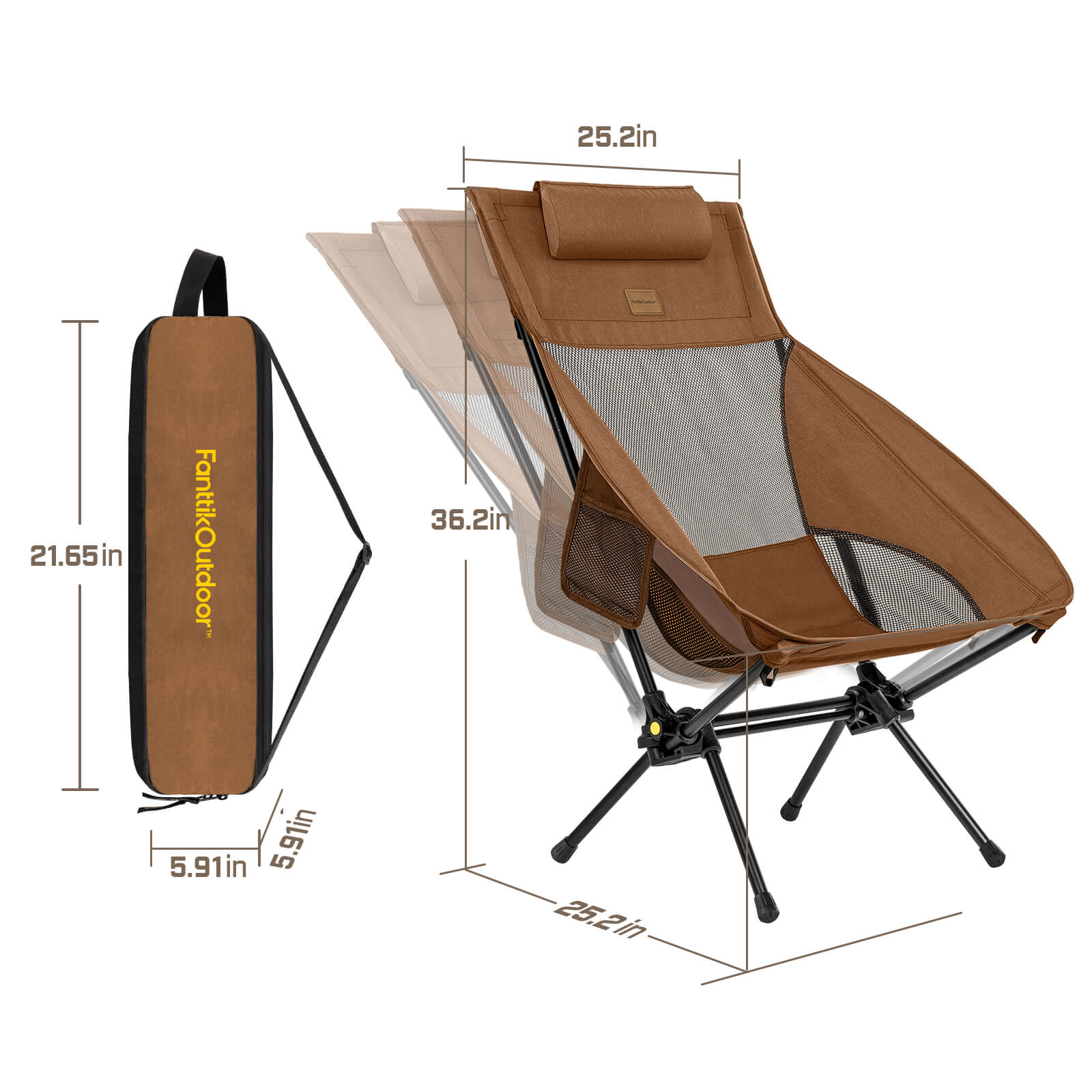 🔥This Week's Special Sale Buy 2 Get 2 Free🔥Fanttik Camping Rocker Chair