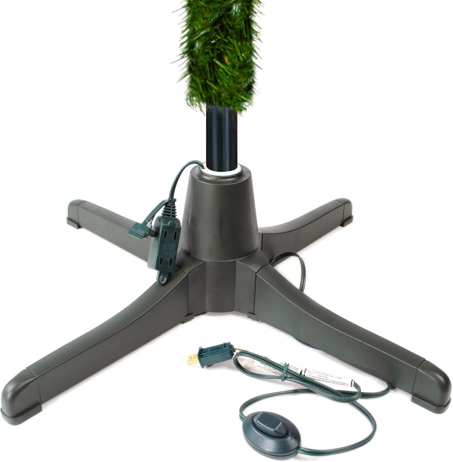 💝Last Day of Clearance!!💝BUY MORE SAVE MORE✨Puleo Rotating Tree Stand for 7 to 7.5 foot Christmas tree