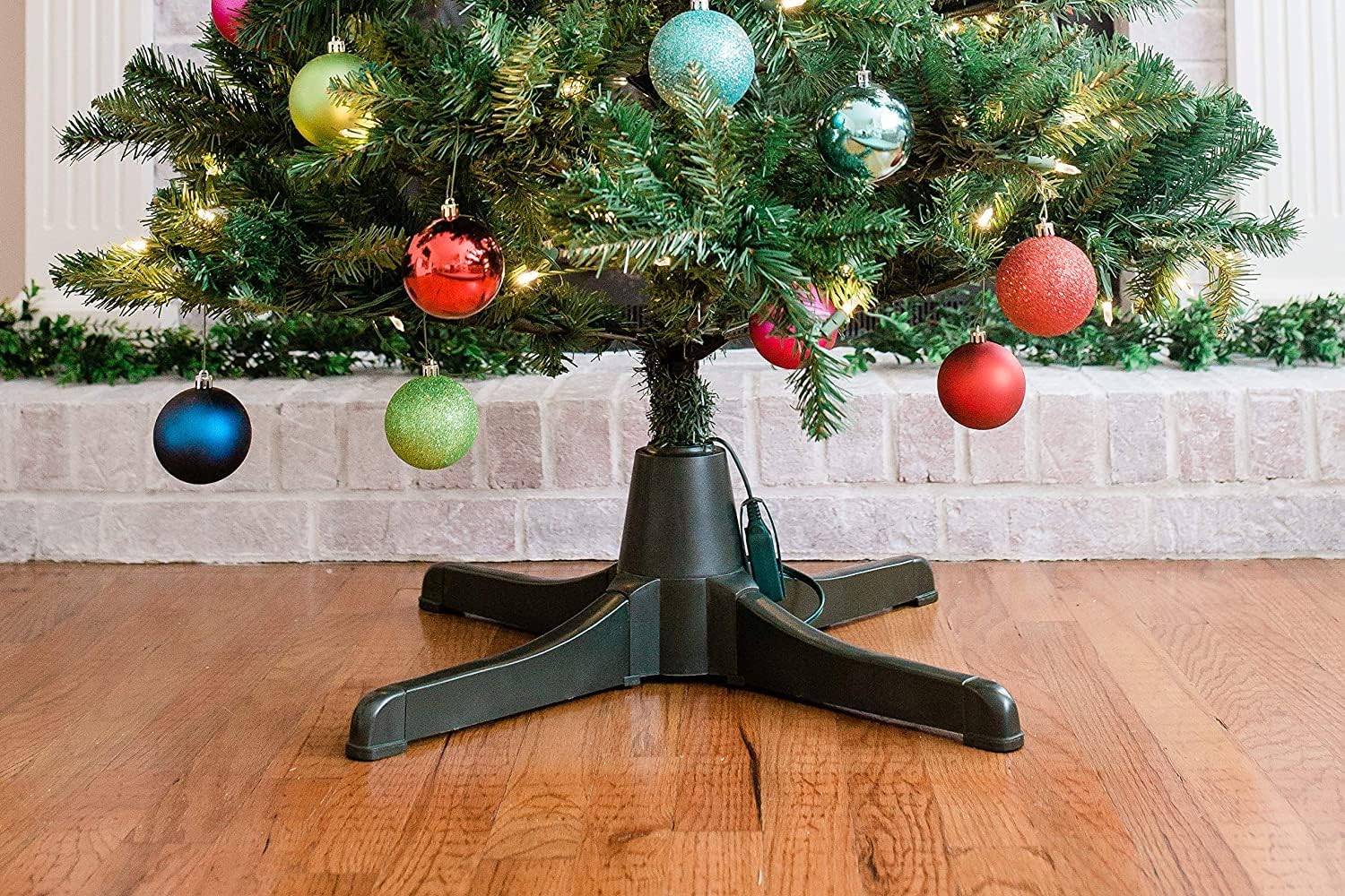 💝Last Day of Clearance!!💝BUY MORE SAVE MORE✨Puleo Rotating Tree Stand for 7 to 7.5 foot Christmas tree