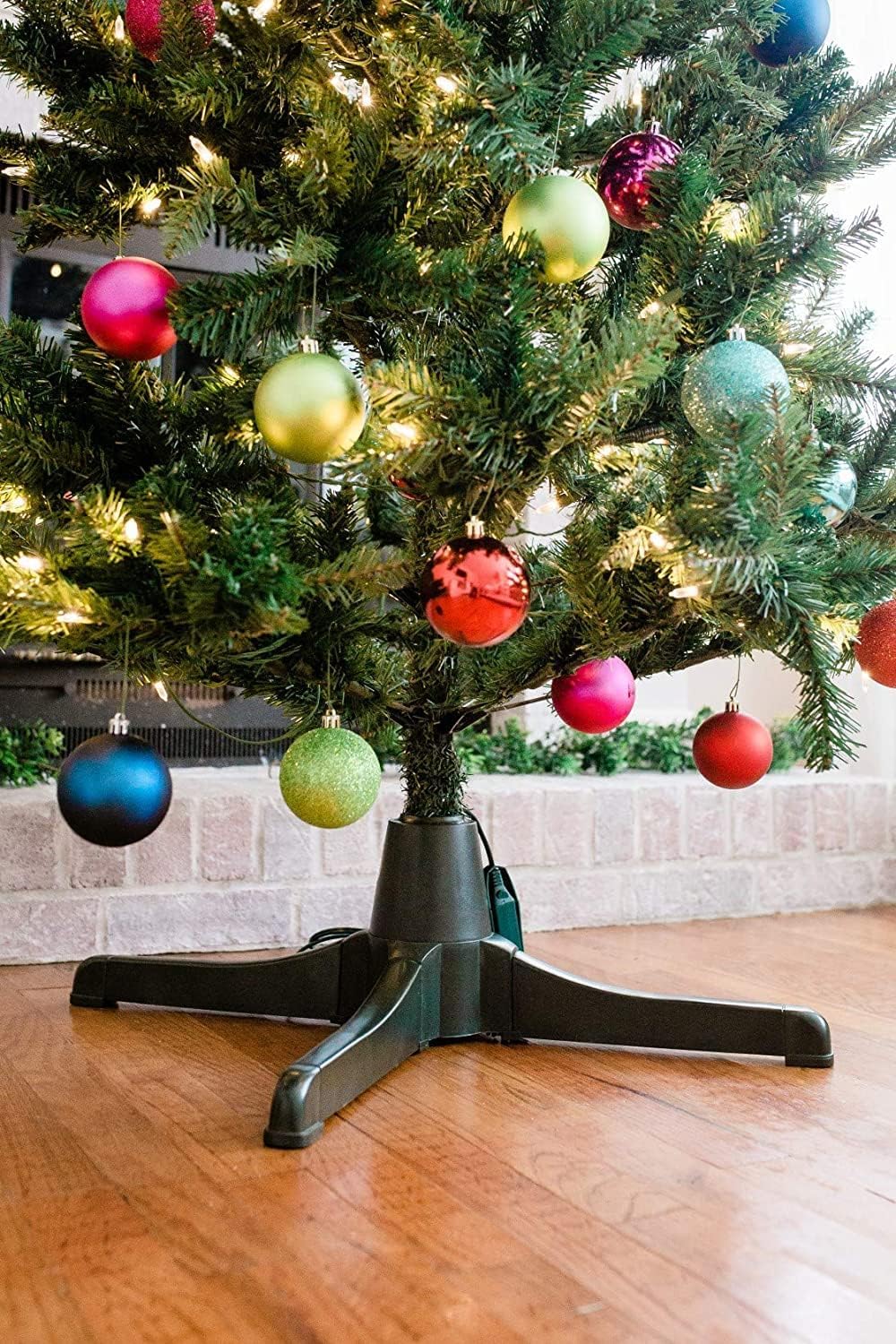💝Last Day of Clearance!!💝BUY MORE SAVE MORE✨Puleo Rotating Tree Stand for 7 to 7.5 foot Christmas tree