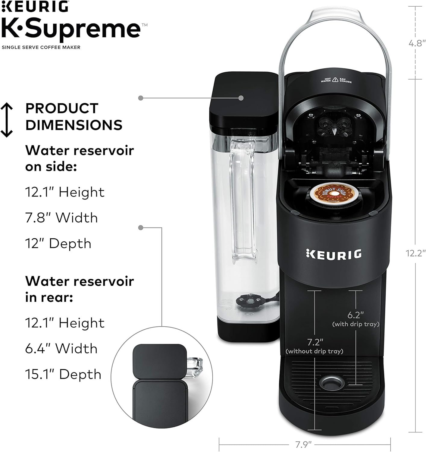 💝𝐐𝐕𝐂'𝐬 𝐁𝐥𝐚𝐜𝐤 𝐅𝐫𝐢𝐝𝐚𝐲 𝐃𝐞𝐚𝐥𝐬✨Keurig K-Supreme Coffee Maker w/ 60 K-Cups & My K-Cup