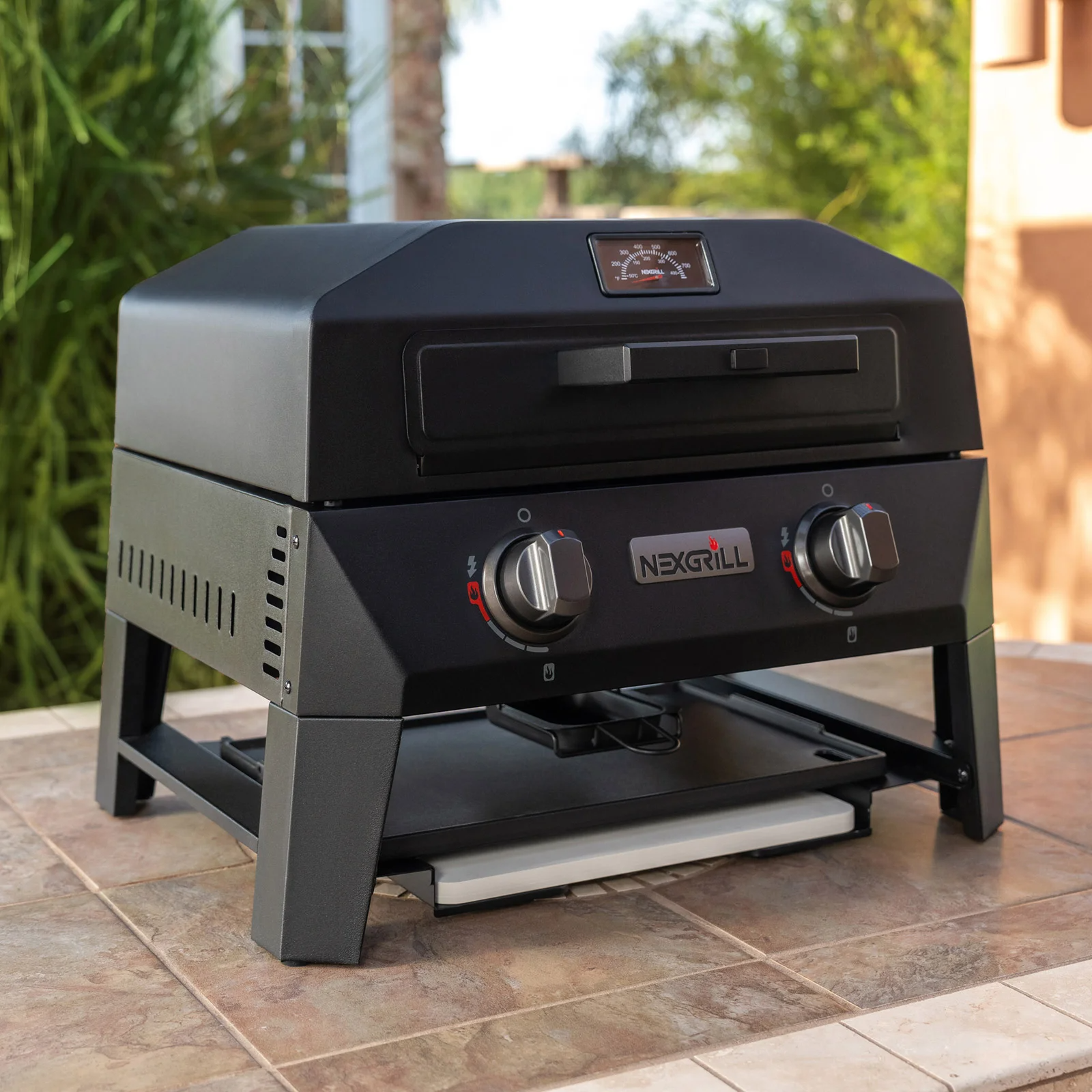 🔥This Week's Special Clearance Sale🔥Nexgrill X4 Fortress 4-in-1 Grill and Pizza Oven with Griddle and Sear Plate includes Cover