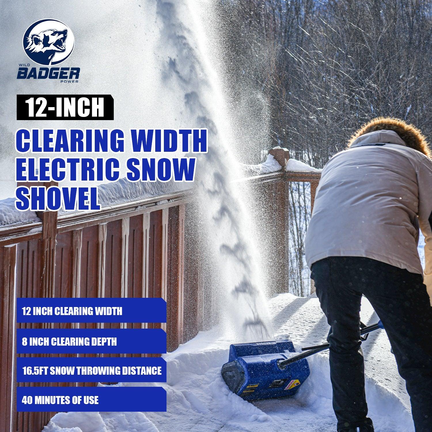 🎉Limited Time Promotion💝Cordless 13-In Snow Shovel Kit w/5.0-Ah Battery + Quick Charger 24-volt