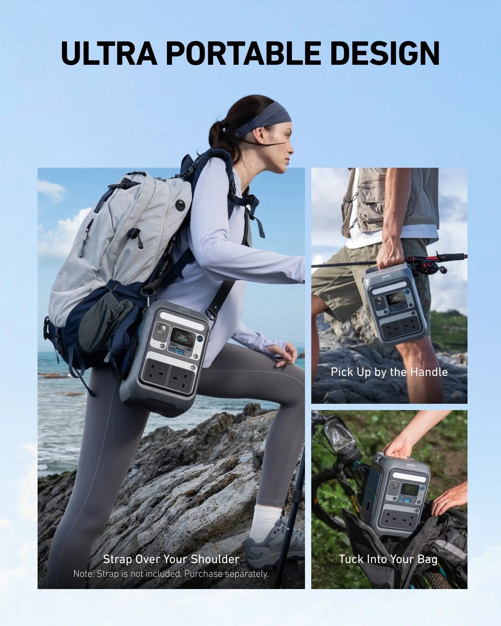 🎄Today's Special Value🎁Anker - SOLIX C300X DC Portable Power Station 288Wh (90,000mAh)