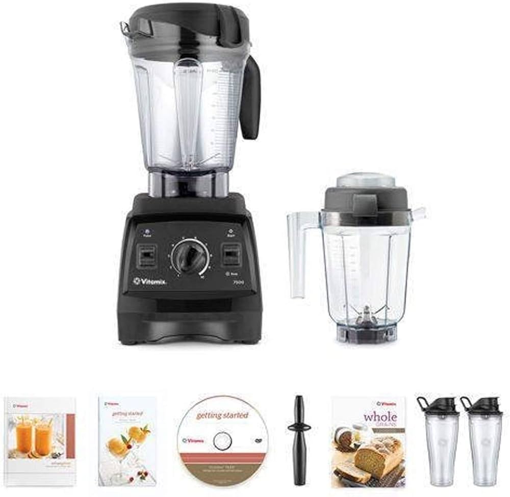 Vitamix 7500 Blender Super Package, with 32oz Dry Grains Jar and 2- 20oz  To-Go Cups (Black) : Buy Online at Best Price in KSA - Souq is now  Amazon.sa: Home