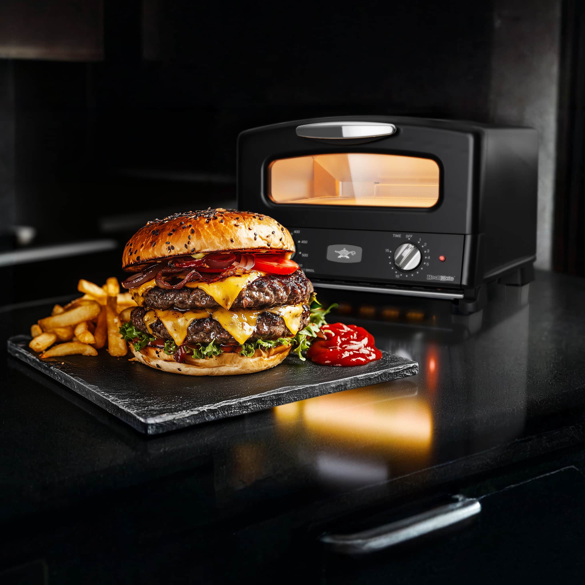 💝𝐐𝐕𝐂'𝐬 𝐁𝐥𝐚𝐜𝐤 𝐅𝐫𝐢𝐝𝐚𝐲 𝐃𝐞𝐚𝐥𝐬✨HeatMate Countertop Toaster Oven & Accessoriesa