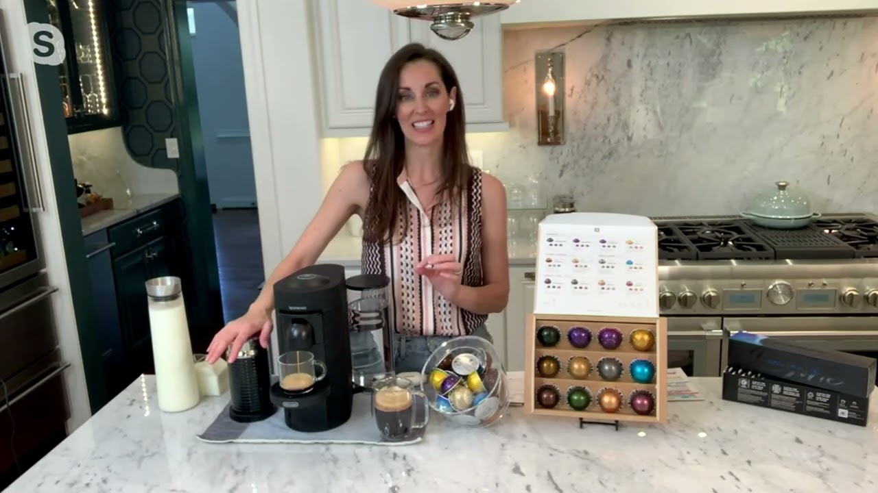 Nespresso Vertuo Plus Coffee/Espresso Maker w Frother and Voucher on QVC