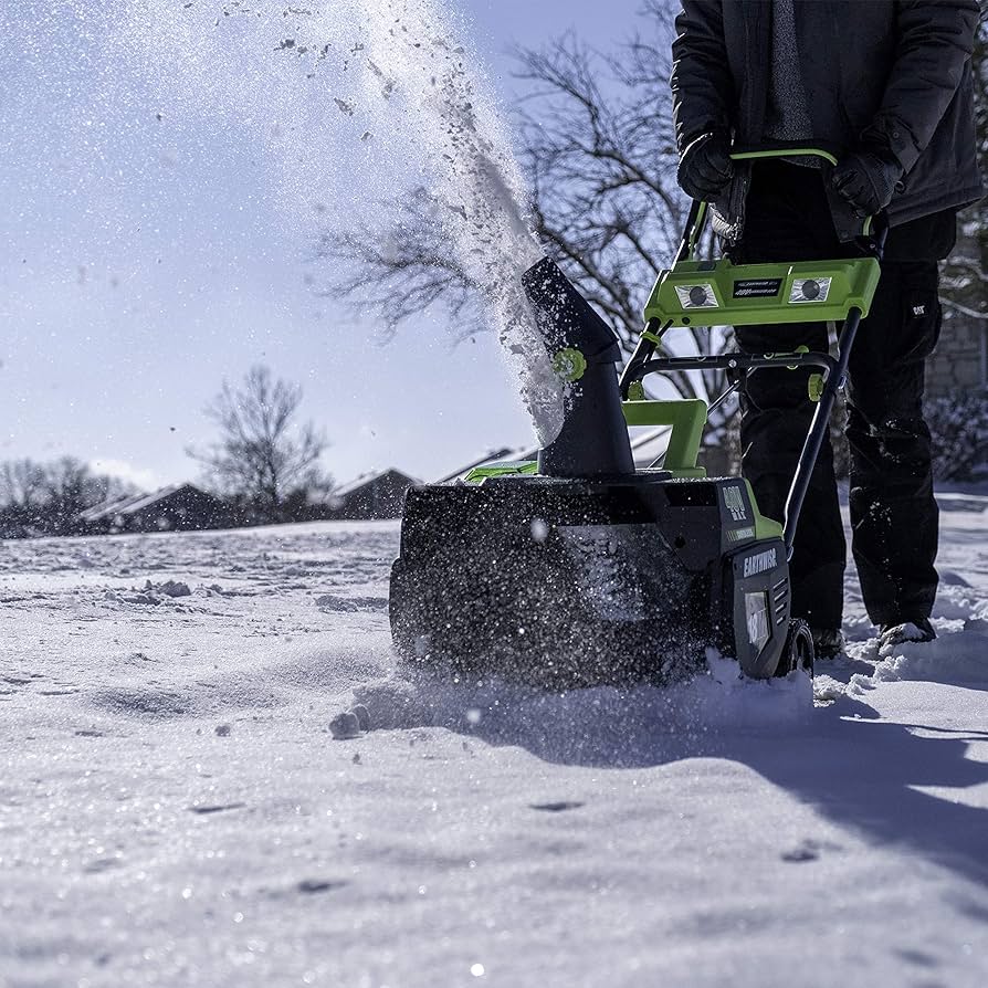 Earthwise SN74018 Snow Thrower, 18" Cordless-500 lbs./Minute : Amazon.ca: Tools & Home Improvement