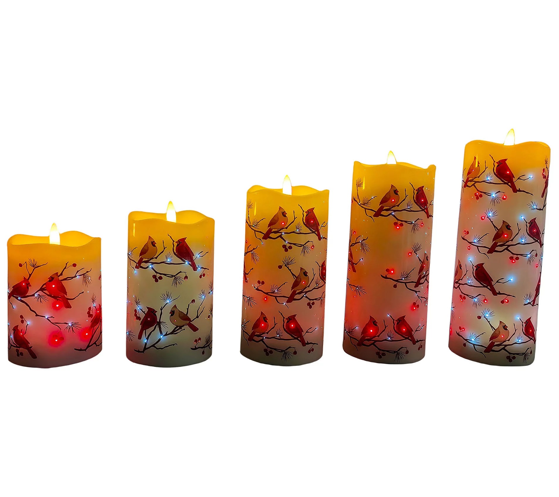 💝𝐐𝐕𝐂 𝐃𝐞𝐚𝐥𝐬 𝐨𝐧 𝐭𝐡𝐞 𝐃𝐚𝐢𝐥𝐲 ✨Temp-tations Seasonal Set of 5 Fiberoptic Candles