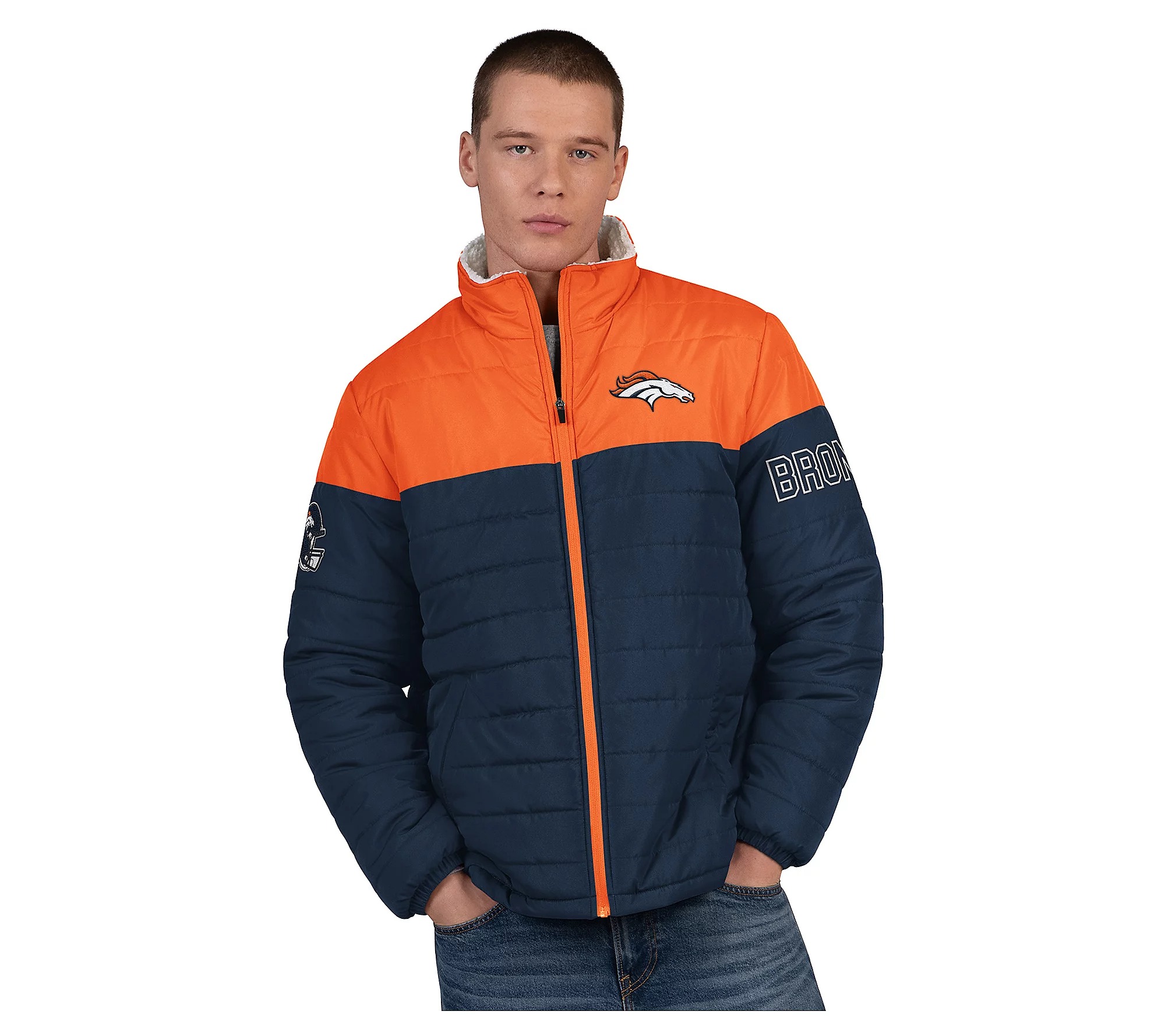 💝𝐐𝐕𝐂'𝐬 𝐁𝐥𝐚𝐜𝐤 𝐅𝐫𝐢𝐝𝐚𝐲 𝐃𝐞𝐚𝐥𝐬 - 𝐁𝐮𝐲 𝟏 𝐆𝐞𝐭 𝟏 𝐅𝐫𝐞𝐞✨NFL Officially Licensed Men's Polyfilled Sherpa Lined Jacket