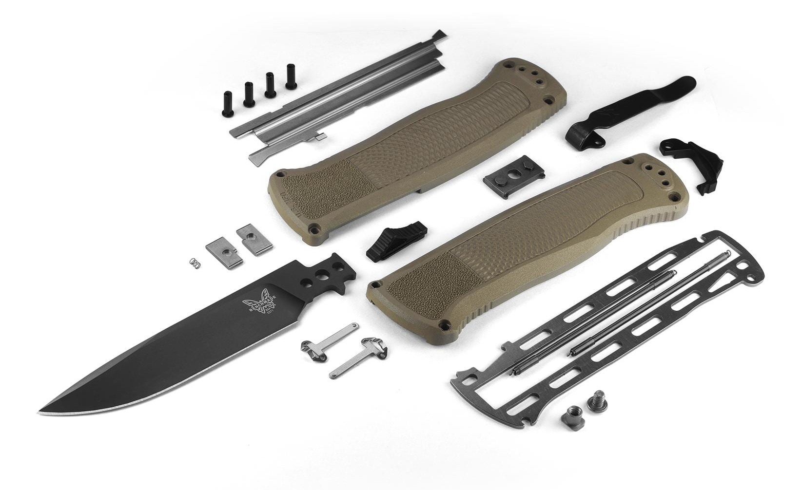 Eighth product image showing an exploded view of the knife