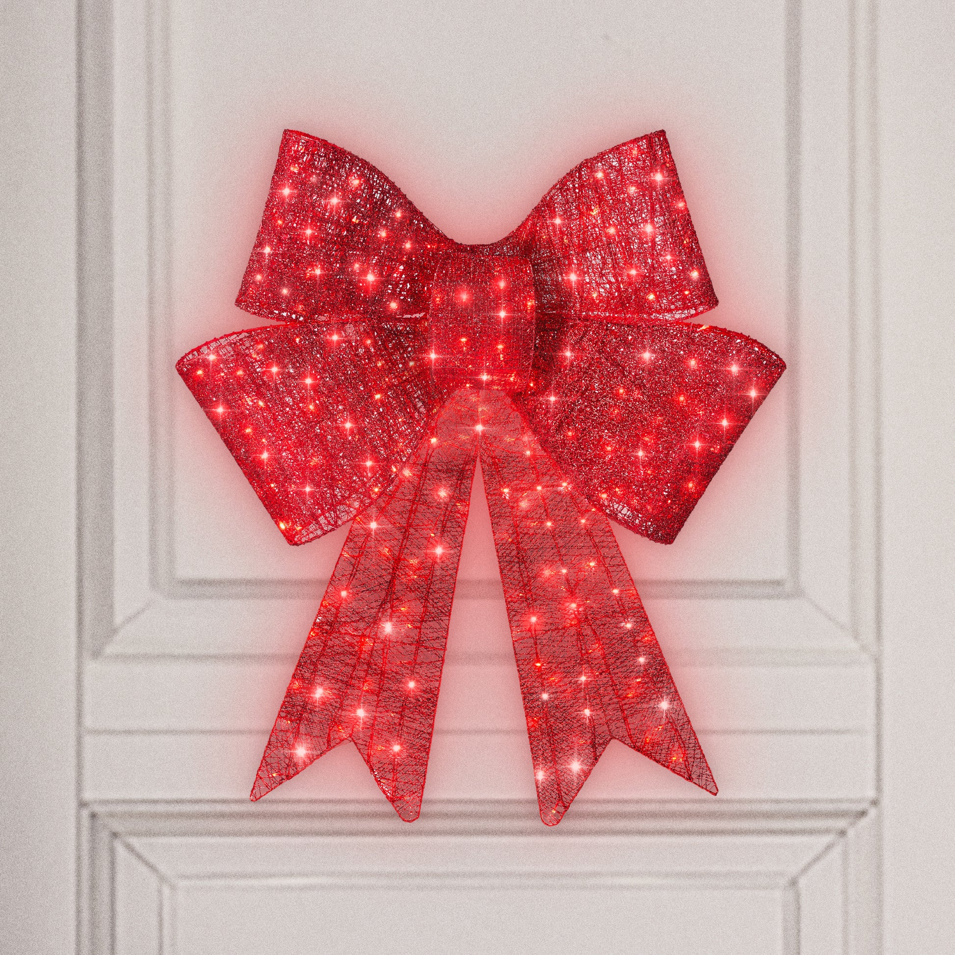 💝𝐐𝐕𝐂 𝐃𝐞𝐚𝐥𝐬 𝐨𝐧 𝐭𝐡𝐞 𝐃𝐚𝐢𝐥𝐲✨Pre-Lit Large Christmas Bow Decoration, Holiday Decor w/ 8 Functions