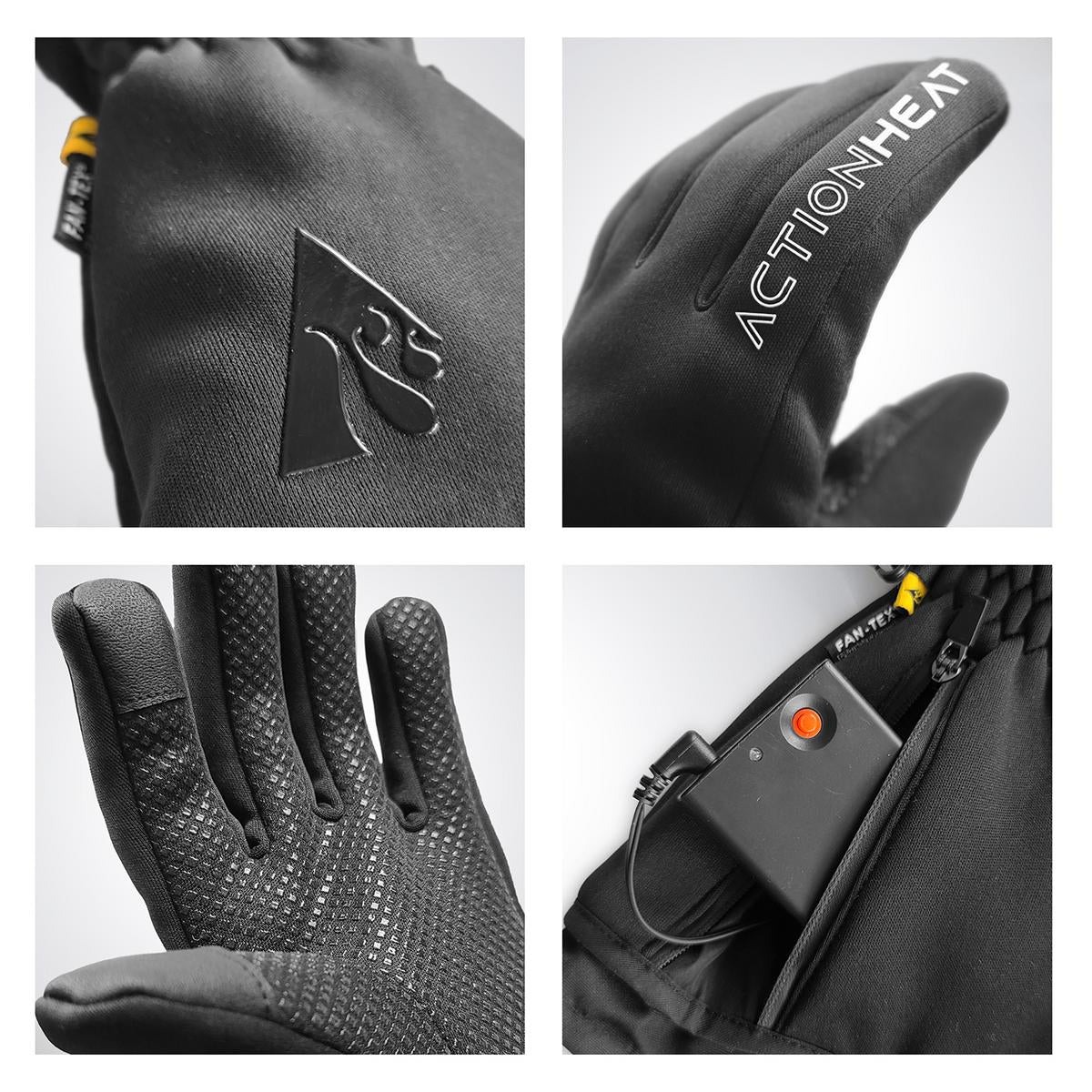 🎄Christmas Sale - Buy 1 Get 1 Free🎁ActionHeat Adjustable AA Battery Heated Snow Gloves