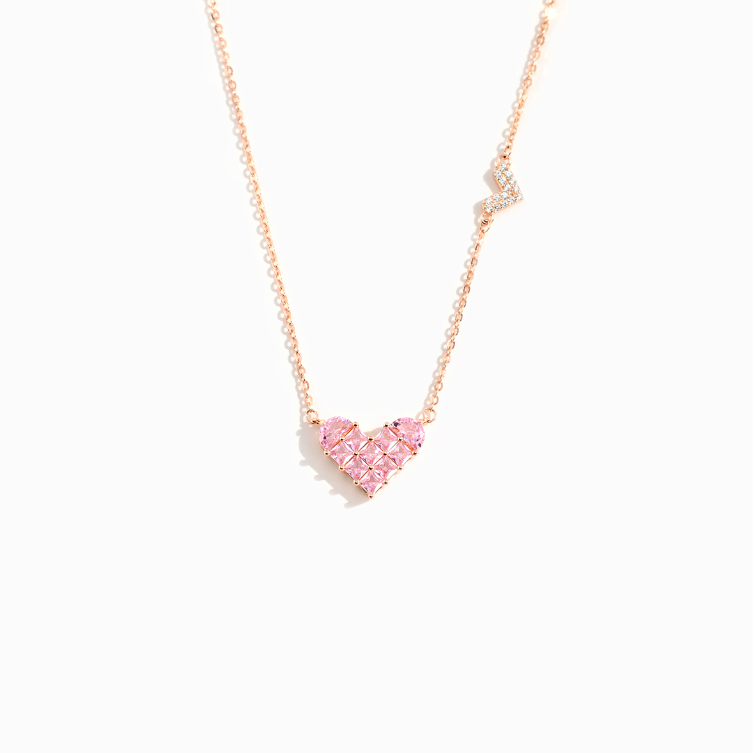 Keep Moving On Self Love Heart Necklace