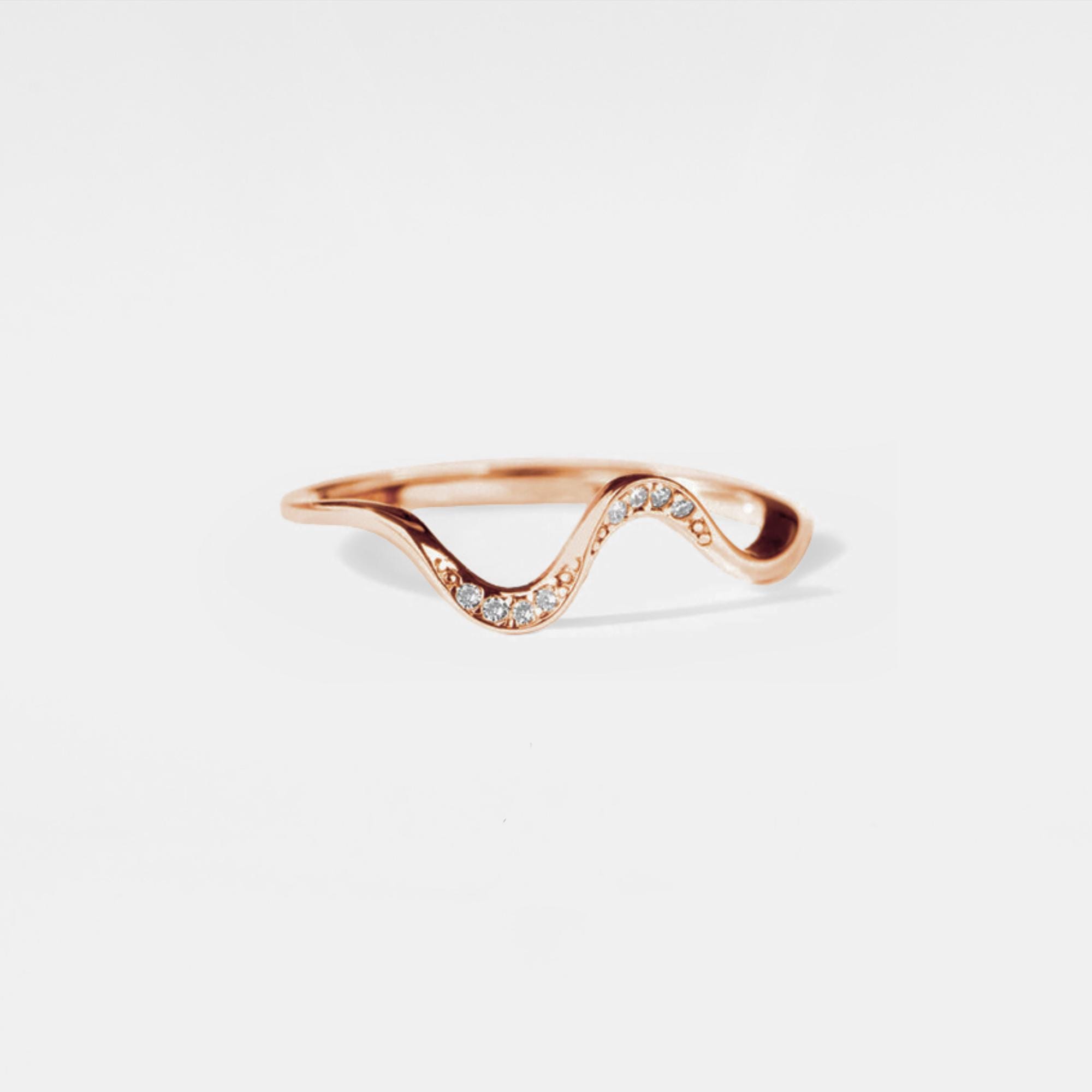 Happiness Comes In Wave Wave Ring