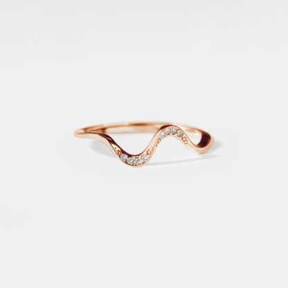 Happiness Comes In Wave Wave Ring