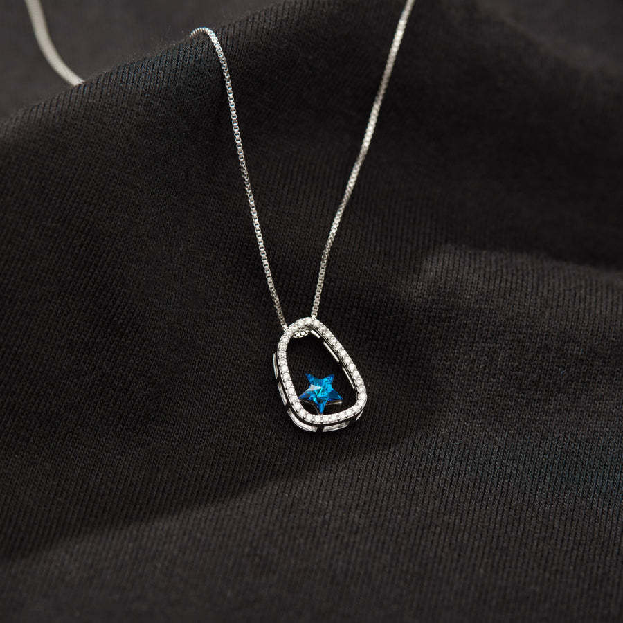 Autism Awareness Gift Star Necklace