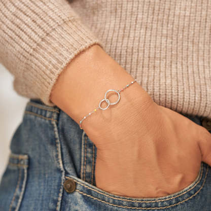Unbreakable Friendship Double Circle Link Bracelet