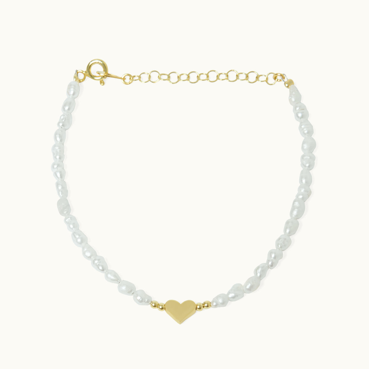 Self Love Pearl Heart Bracelet
