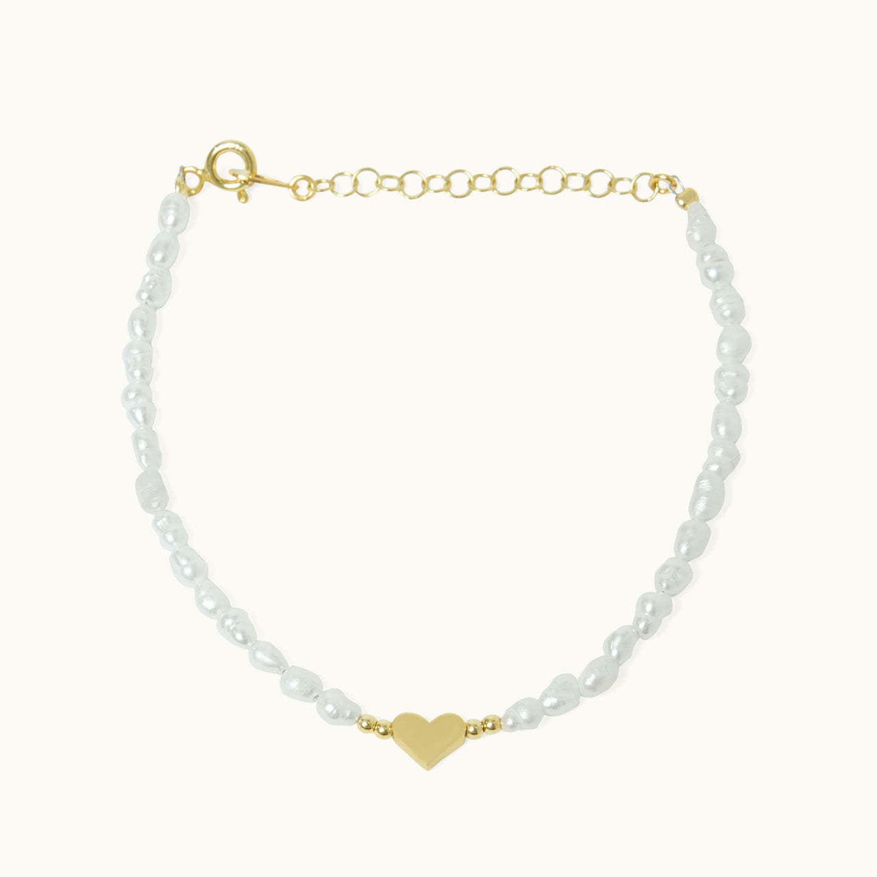 Self Love Pearl Heart Bracelet