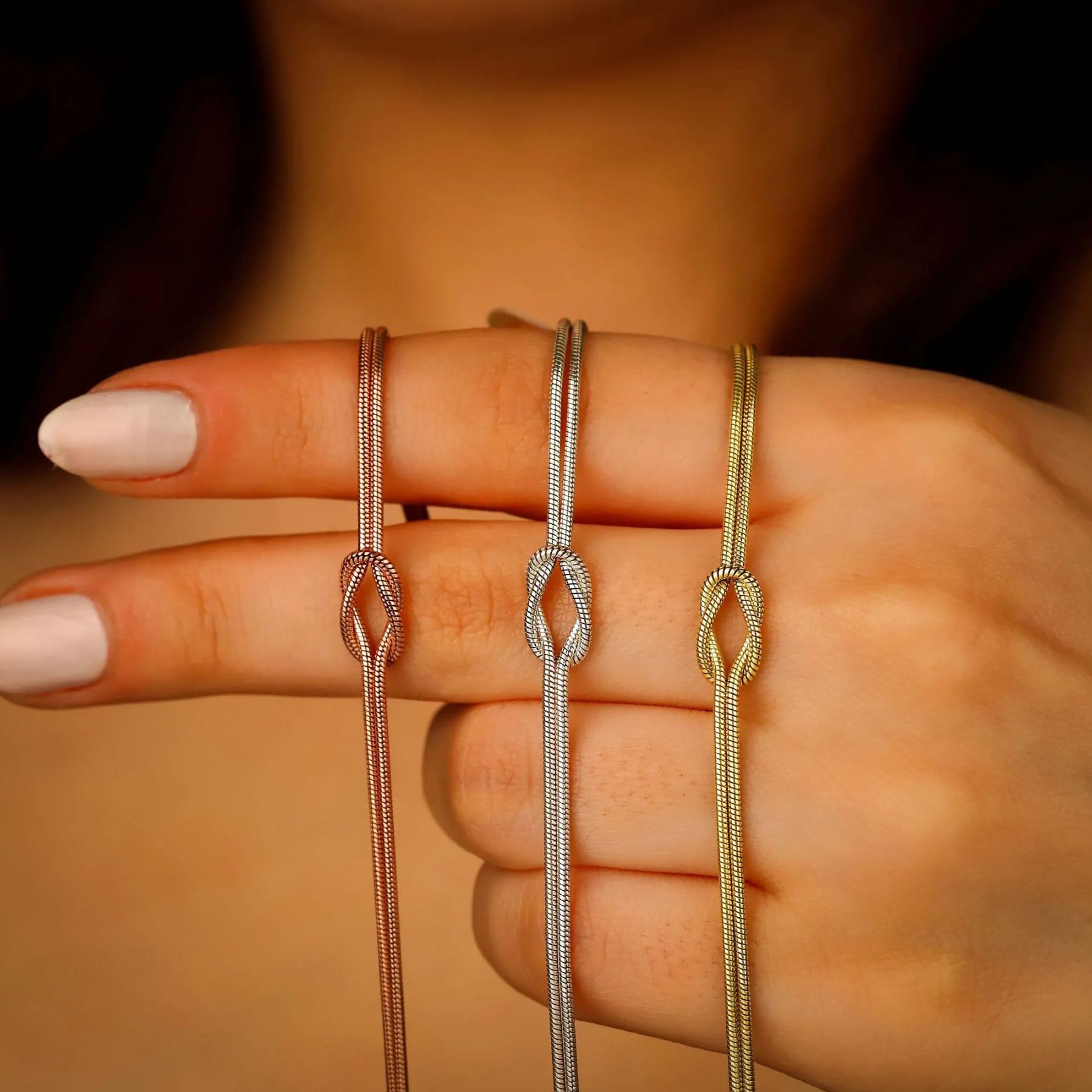 Mother & Daughter Bond Knot Bracelets