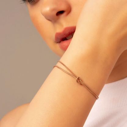 Mother & Daughter Bond Knot Bracelets