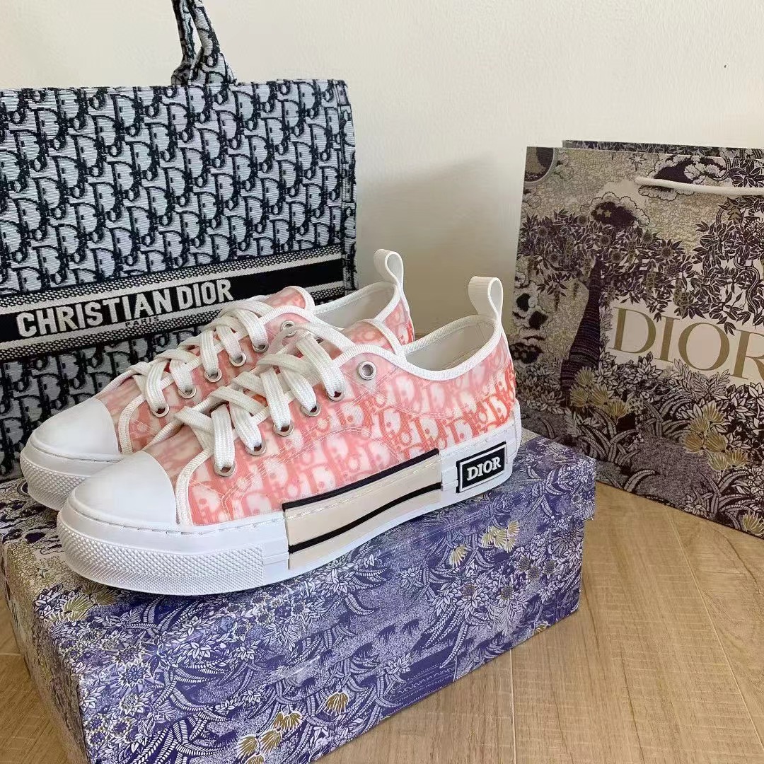 B23 Low-Top Sneaker Orange Oblique Canvas