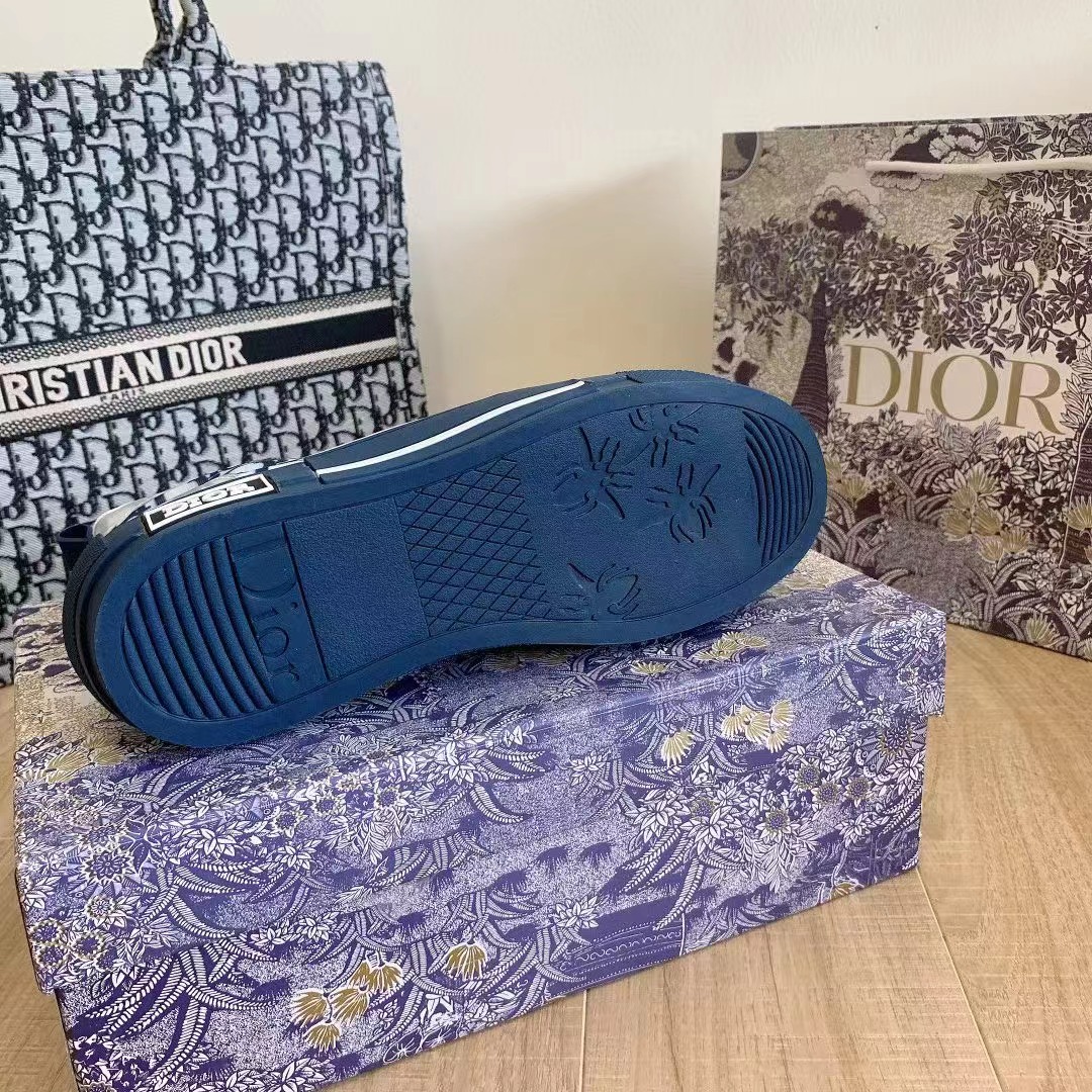 B23 Low-Top Sneaker Blue Oblique Canvas