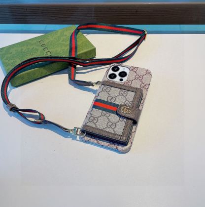 Web Crossbody Card Holder Phone Case