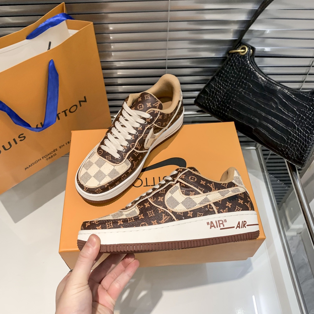 Air Force 1 Low "Virgil Abloh - Coffee" sneakers
