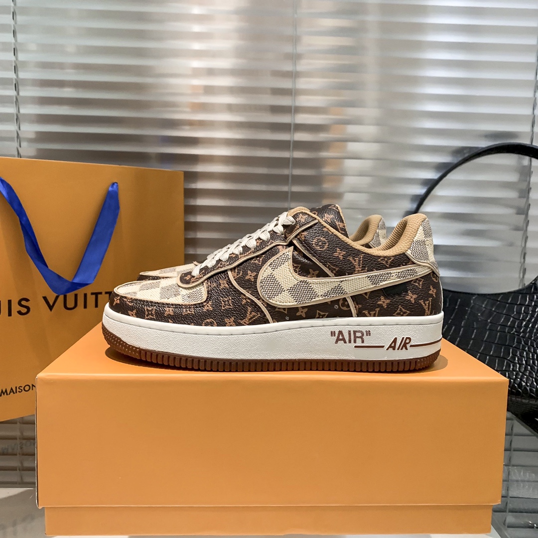 Air Force 1 Low "Virgil Abloh - Coffee" sneakers