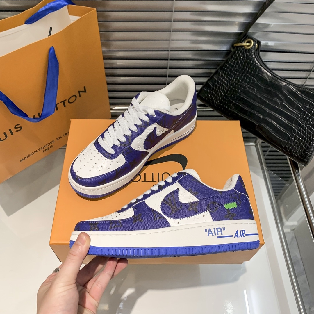 Air Force 1 Low "Virgil Abloh - White/Blue" sneakers