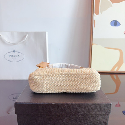 Yarn Raffia Effect Crochet Mini Re-Edition Shoulder Bag