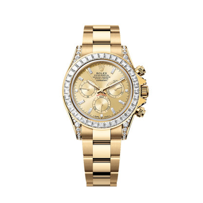Cosmograph Daytona  Oyster, 40 mm, yellow gold and diamonds  Reference 126598TBR